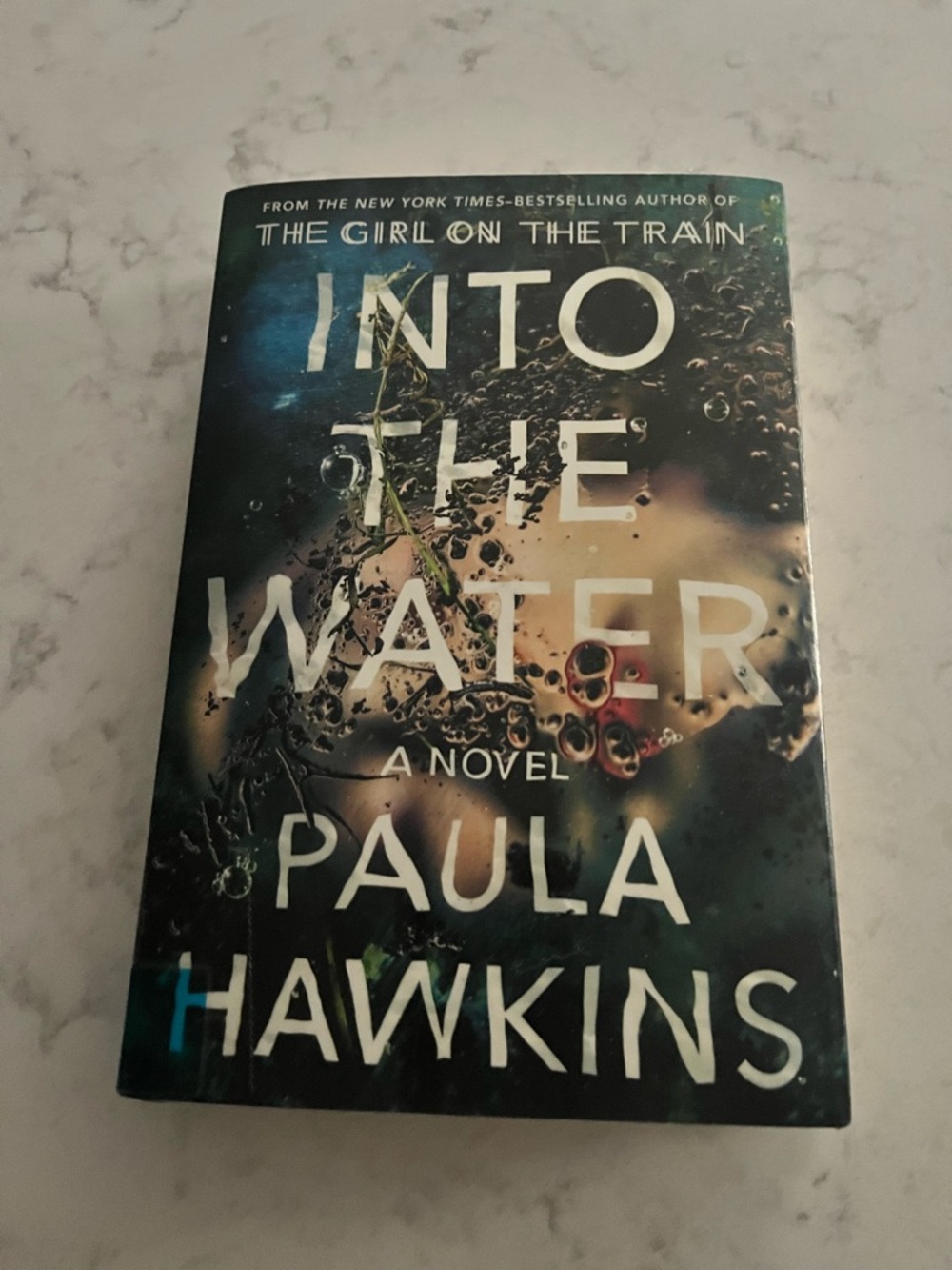 Into the Water by Paula Hawkins - Dark Blue/Teal Hardcover